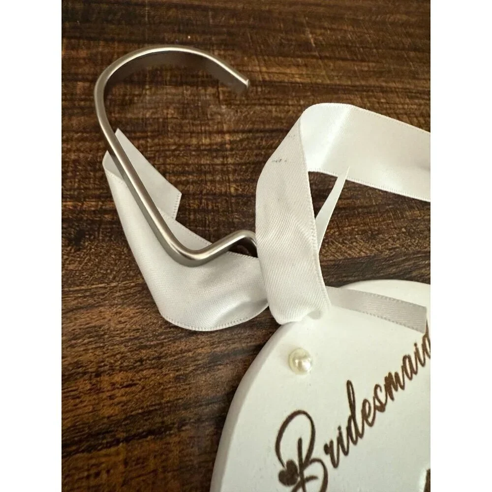 Bridesmaid, pearl clothing hanger